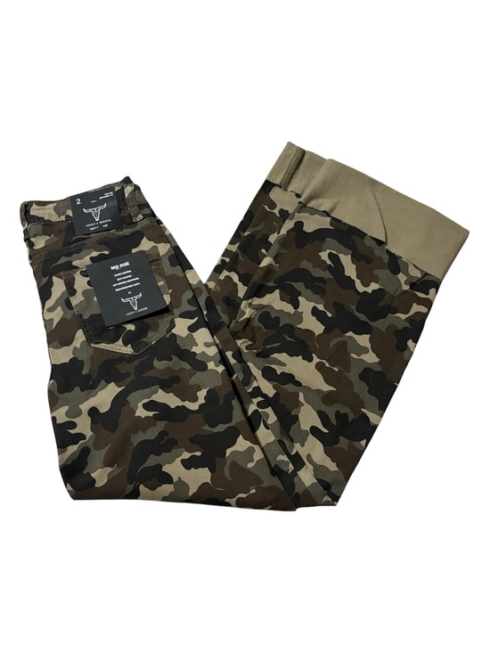 Lucky & Blessed Pants - Lucky & Blessed Camo Cargo Pants in Olive, Brown & Black